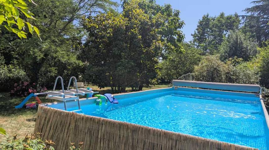 Maison de vacances pour 9 personnes, avec piscine ainsi que jardin et vue - 1