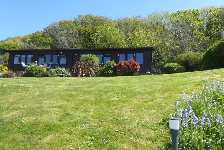 Ferienhaus für 2 Personen, mit Terrasse und Ausblick auf der Isle of Wight