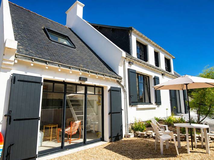 Maison de vacances pour 14 personnes, avec Balcon ainsi que Terrasse et Jardin à Saint-Pierre-Quiberon