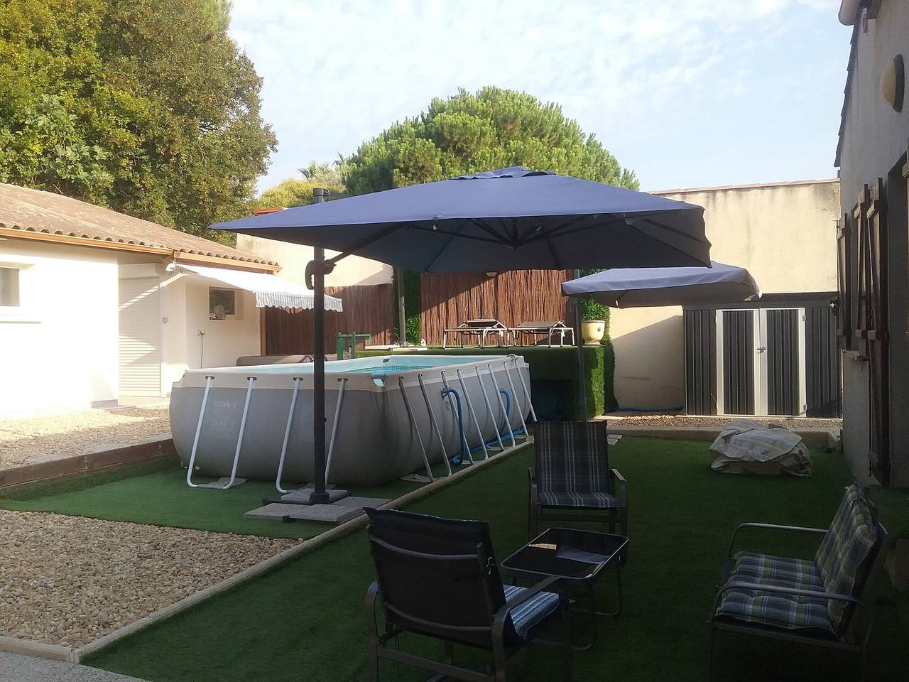 Gîte « Villa athena » avec piscine partagée, terrasse privée et Wi-Fi in Montagnac, Côte méditerranéenne (France)