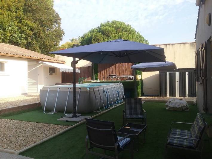 Location de vacances pour 6 personnes, avec Jacuzzi et Jardin dans Montagnac, Région de Béziers