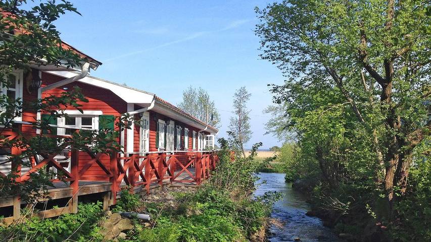 Ferienhaus für 4 Personen, mit Terrasse und Ausblick in Blekinge