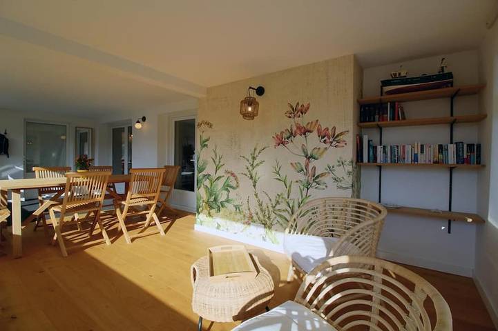 Appartement de vacances pour 5 personnes, avec jardin