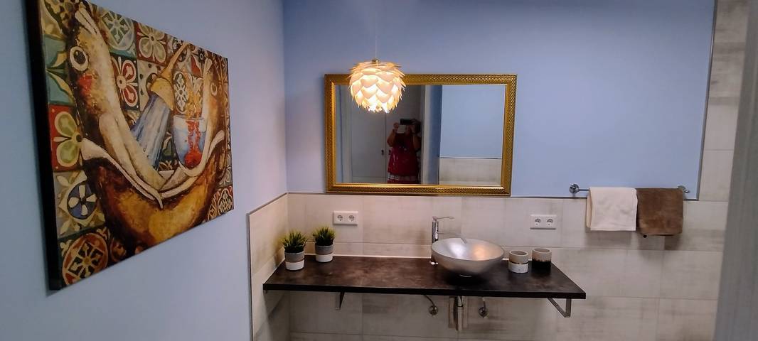 Ferienwohnung für 3 Personen, mit Terrasse und Garten sowie Ausblick in Weiler bei Bingen