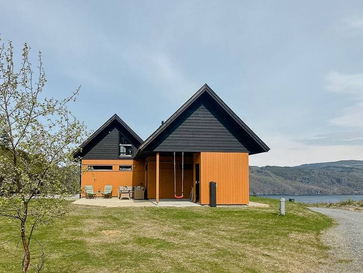Panorama-Hütte mit Meerblick auf Randøy in Hjelmeland