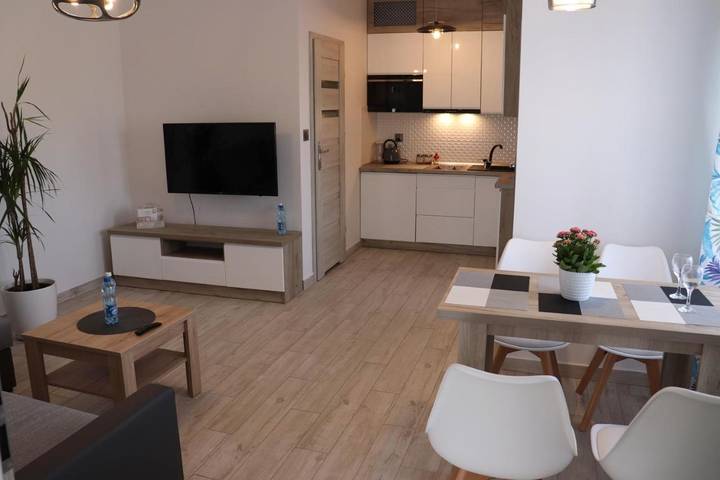 Apartament wakacyjny dla 5 osób, z Taras w Busko-Zdrój