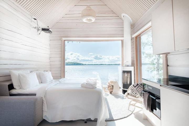 Ferienhaus für 19 Personen, mit Terrasse und Garten sowie Sauna und Ausblick in Lempäälä