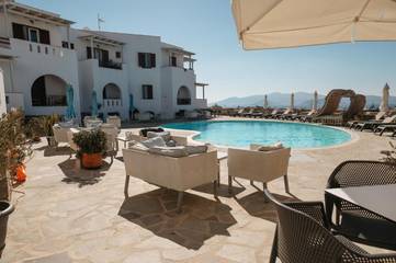 Cottage pour 4 personnes, avec piscine et jardin, animaux acceptés dans Agia Anna