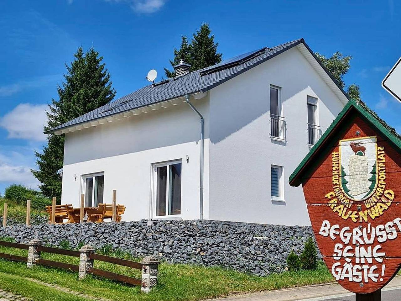 Ferienhaus Victoria – Familienurlaub am Rennsteig für bis zu 10 Personen in Frauenwald, Rennsteig