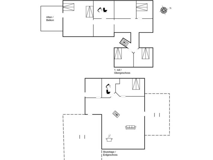 Ferienhaus für 12 Personen, mit Terrasse - 1