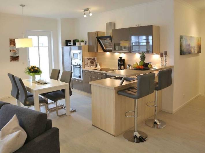 Ganze Ferienwohnung, Silbermöwe Balkon · 250 m zum Strand - Unterkunft Silbermöwe in Börgerende, Börgerende-Rethwisch