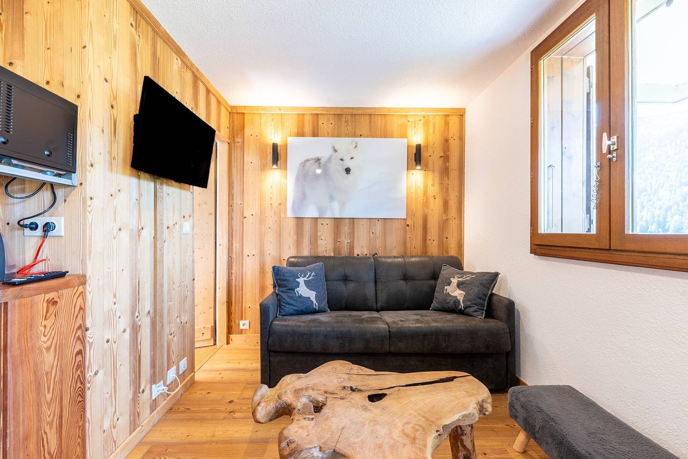 Appartement entier, Appartement 'Victorsun2' avec vue sur la montagne, terrasse et jardin privé in La Clusaz, Région d'Annecy
