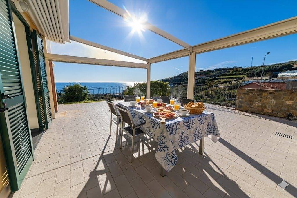 Ganze Wohnung, Wohnung mit Garten und Meerblick | Ap11 in Pompeiana, Riviera di Ponente
