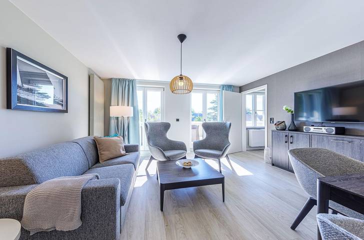 Ferienwohnung für 4 Personen, mit Balkon und Sauna in Wustrow