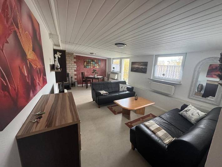 Appartement de vacances pour 3 personnes, avec Balcon ainsi que Terrasse et Vue