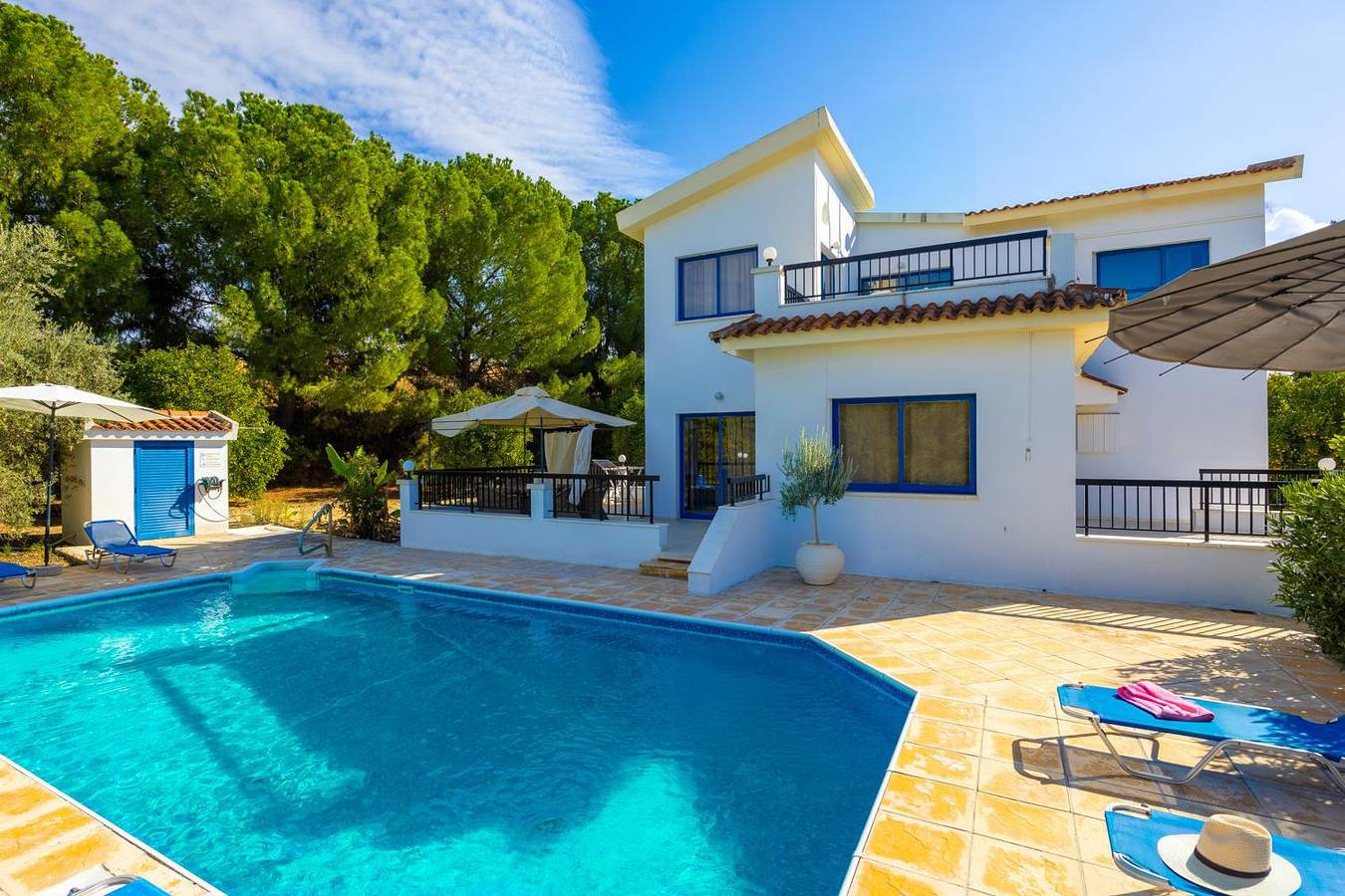 Villa für 7 Personen mit Garten in Πόλις Χρυσοχούς, Südzypern
