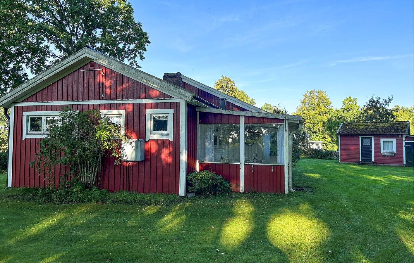 Ferienhaus für 10 Personen mit Garten in Bolmen