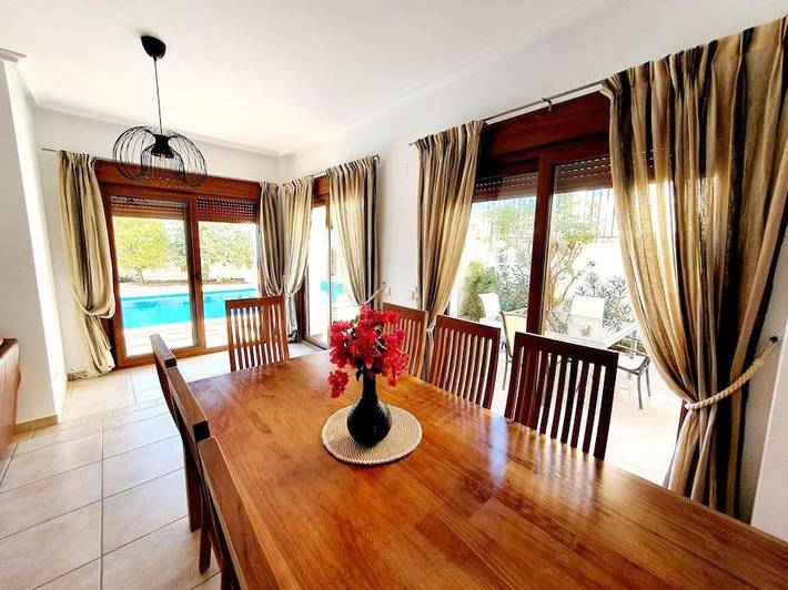 Chalet para 10 personas, con jardín además de vistas y piscina en Huerta de Murcia - 4