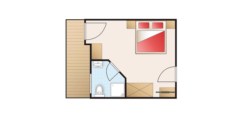 Doppelzimmer 11 in Pfronten, Bayerisch Schwaben