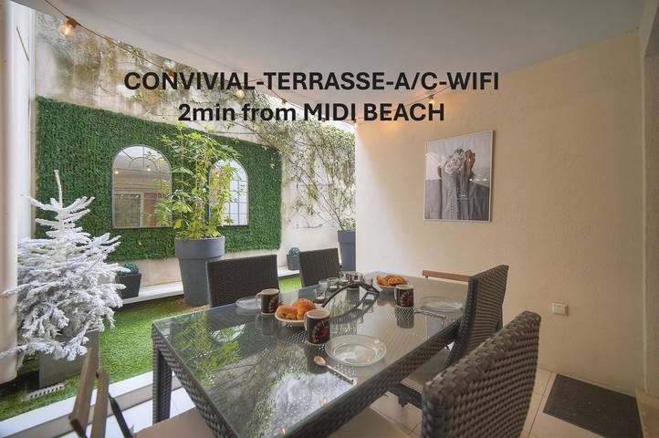 Appartement de vacances pour 4 personnes, avec jardin et balcon, animaux acceptés