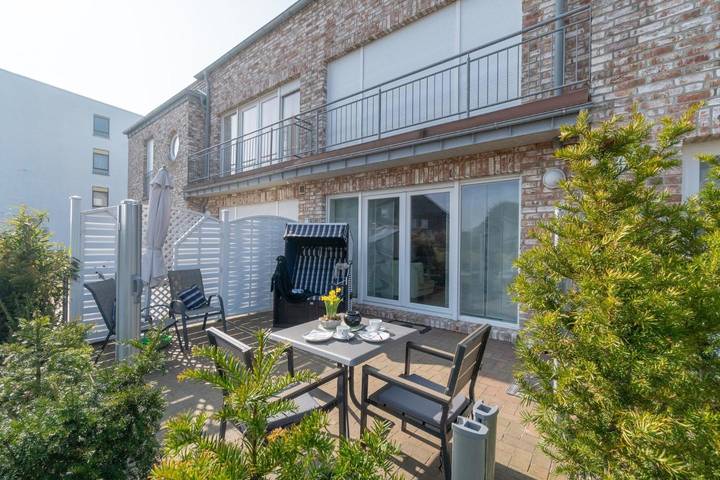 Ferienwohnung für 4 Personen, mit Terrasse und Garten auf Borkum