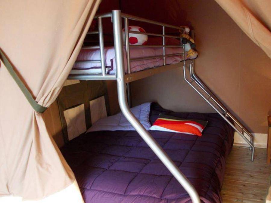 Camping l'Oasis Palavasienne - Tienda de lona y madera 5 personas - Cabaña de lona Victoria - 30 m² - Francia in Lattes, Côte d'Améthyste