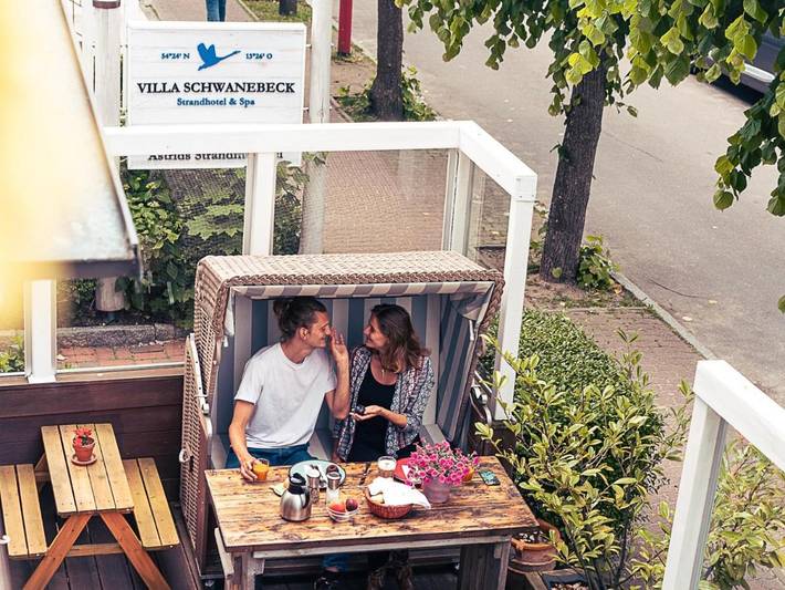 BnB für 2 Personen, mit Sauna und Whirlpool sowie Terrasse, mit Haustier in Binz - 4