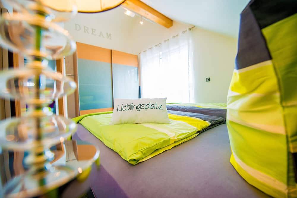 Ganze Wohnung, Design-Wohnung für 1-5 Personen mit 2 Schlafzimmern & Dachterrasse. Nähe Badesee in Bensheim, Bergstraße