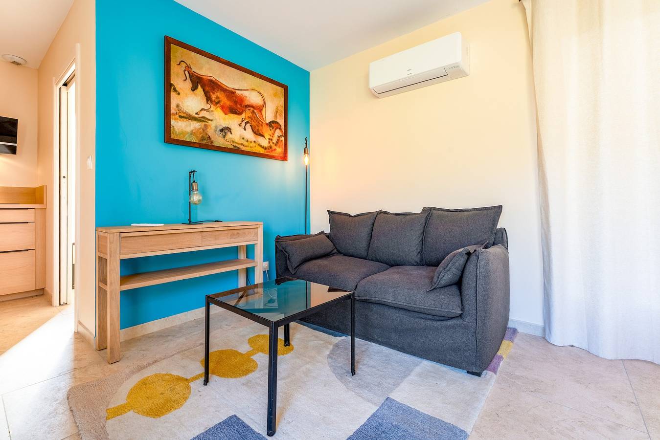 Schönes Studio in Fontarèches (Gard) mit Gemeinschaftspool, Wlan und Klimaanlage in Fontarèches, Nimes und Umgebung