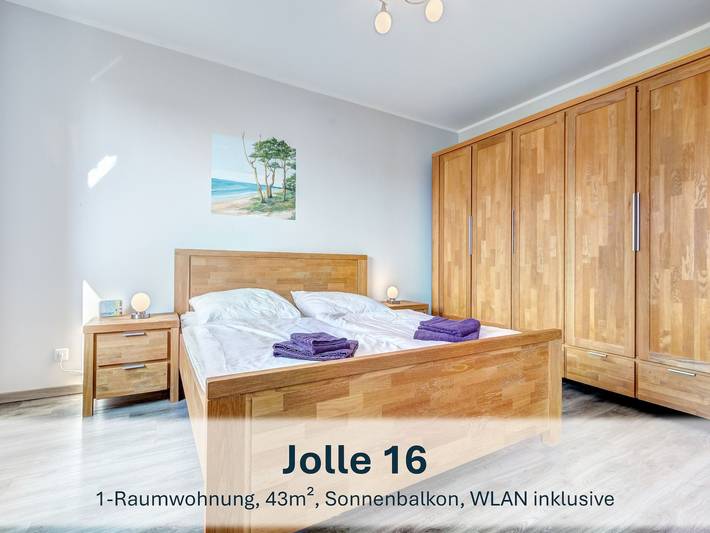 Ferienwohnung für 2 Personen, mit Balkon und Garten in Peenemünde
