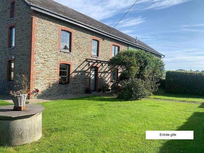 Maison de vacances pour 6 personnes, avec vue et jardin à Houffalize