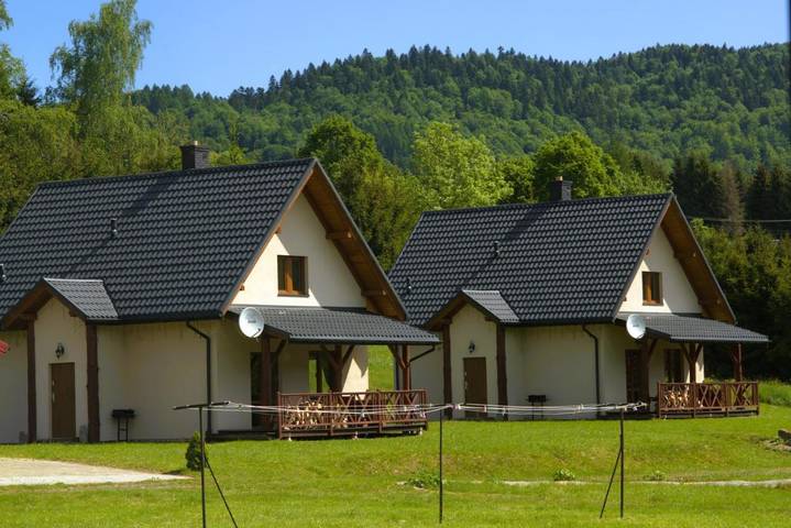 Domek letniskowy dla 6 osób, z Balkon i Taras oraz Ogród i Widok w Bieszczady