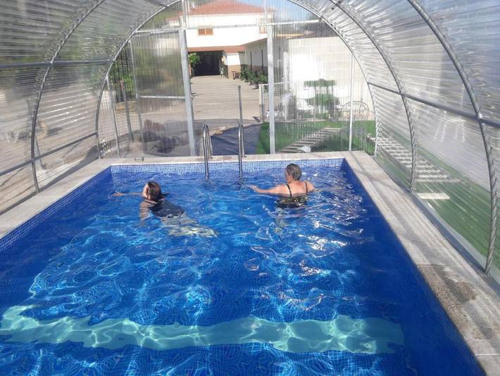 Maison d’hôte pour 2 personnes, avec Balcon et Terrasse ainsi que Jardin et Piscine dans Vilar de Maçada