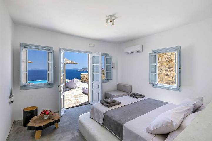 Villa pour 13 personnes, avec Balcon et Jardin dans Patmos - 2