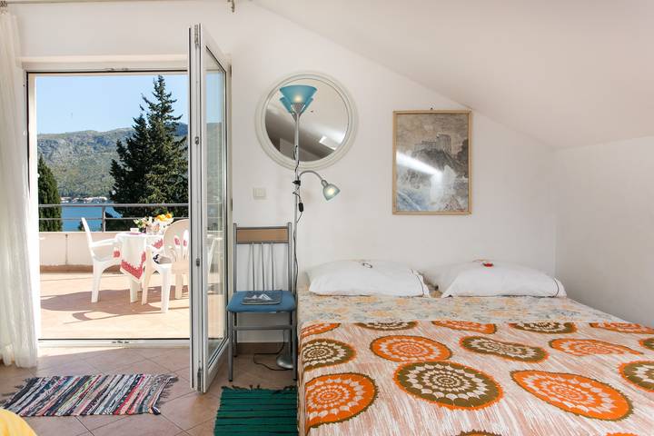 Studio für 2 Personen, mit Meerblick und Balkon in Zaton - 4