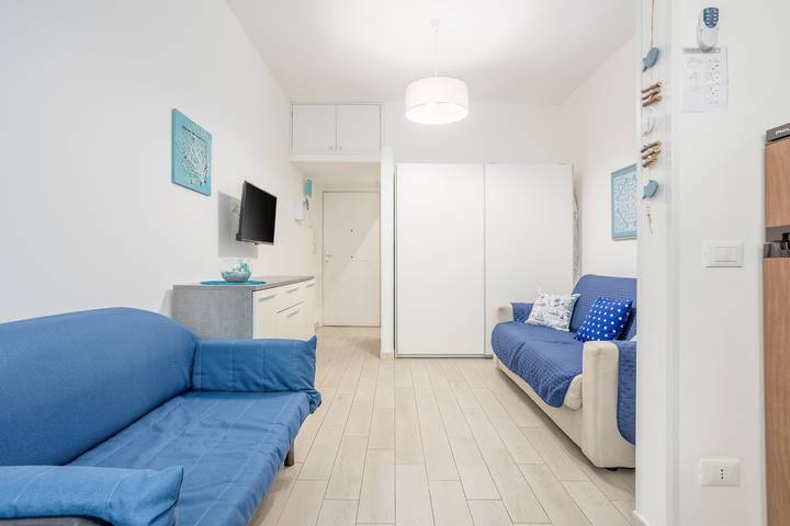 Studio für 3 Personen, mit Garten