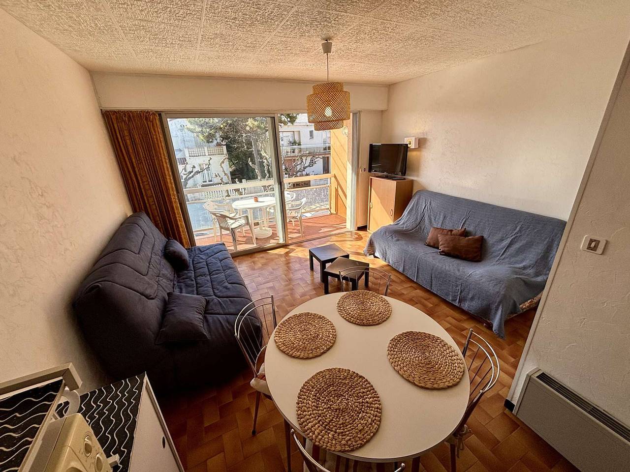Ganze Wohnung, Studio mit Balkon, in Strandnähe, für 3 Personen, Port-la-Nouvelle in Port-la-Nouvelle, Narbonne und Umgebung