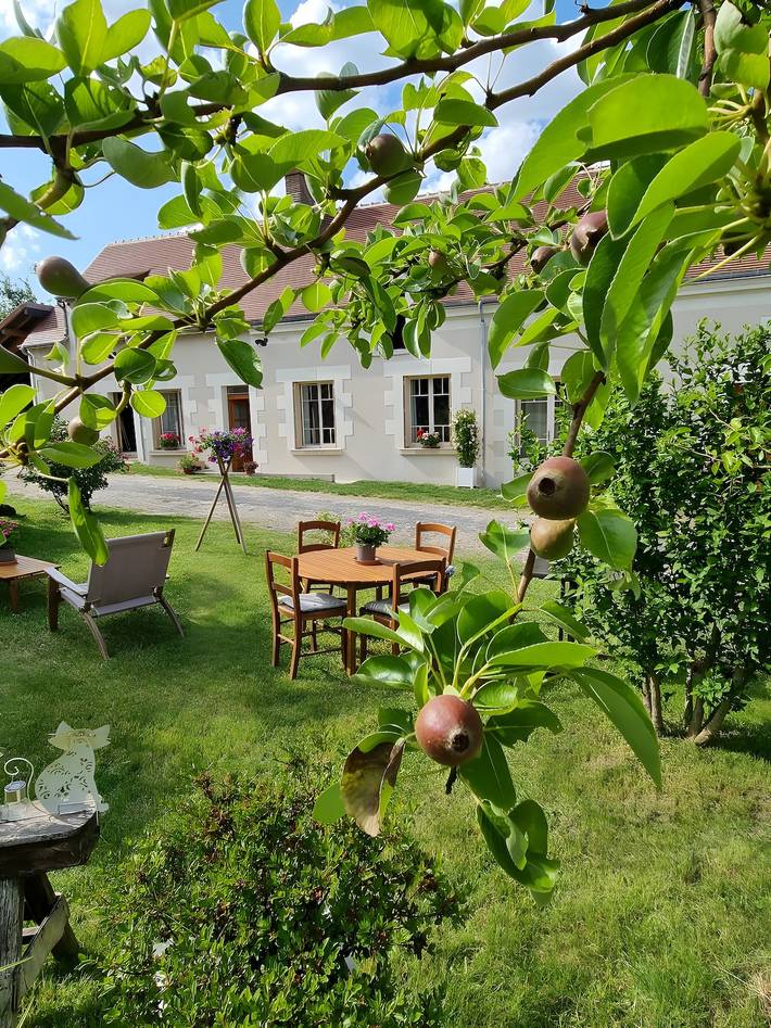 Chambre d’hôte pour 4 personnes, avec jardin dans le Loir-et-Cher