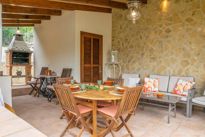 Apartamento vacacional entero, Ca Na Rosa (De Selva) - Apartamento con piscina y jardín privados cerca de las montañas. Wifi Gratis in Selva (Mallorca), Interior de Mallorca