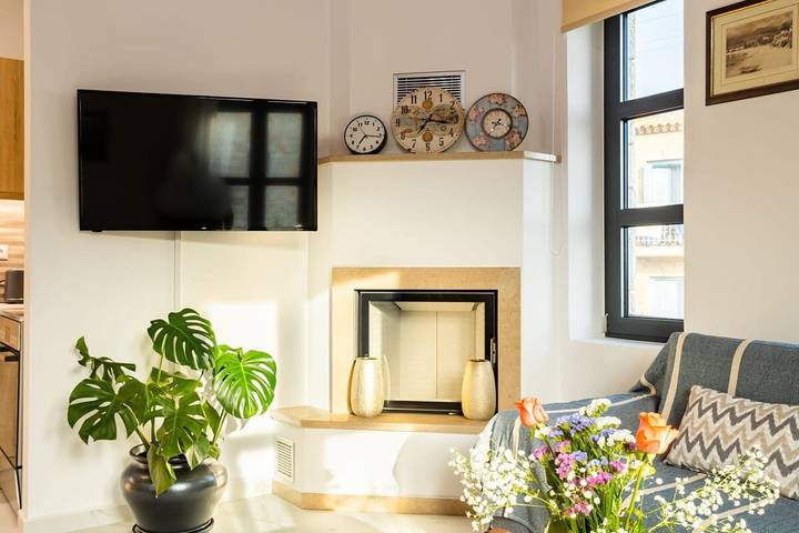 Gîte pour 4 personnes, avec jardin, adapté aux familles dans Stoupa - 4