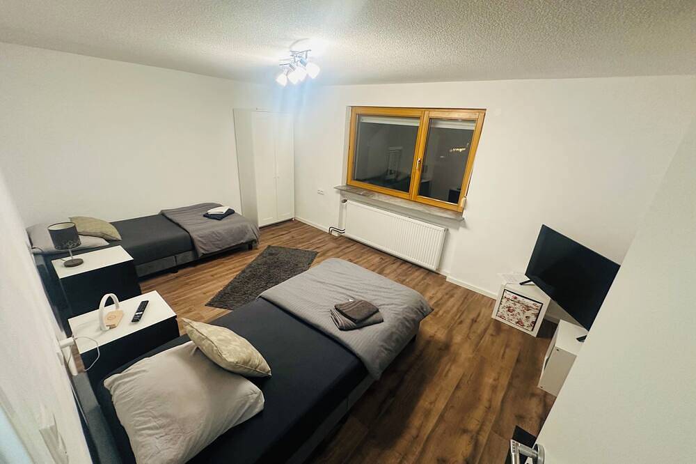 Ferienwohnung mit einer Küche/1 Schlafzimmer/für 2 Personen - Gemeinschaftsbad in Groß-Umstadt, Main-Odenwald