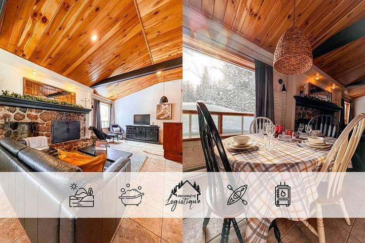 Location de vacances pour 8 personnes, animaux acceptés dans Saint Donat De Montcalm