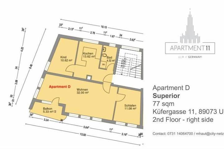Ferienwohnung für 4 Personen in Ulm