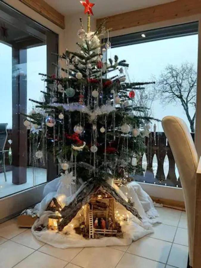 Location de vacances pour 9 personnes, avec piscine ainsi que jardin et vue à Viuz-en-Sallaz - 4