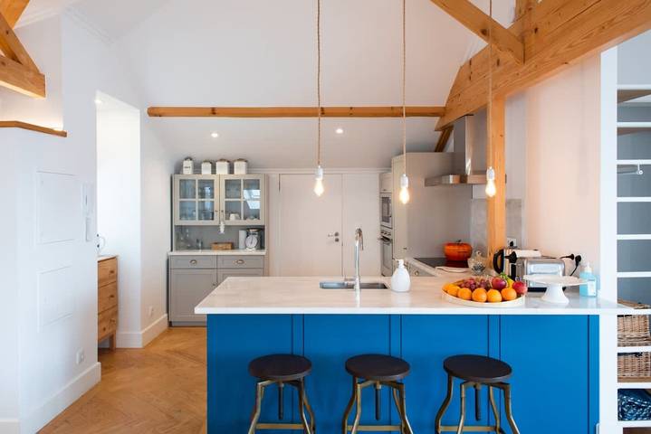 Ferienwohnung für 24 Personen, mit Balkon und Terrasse sowie Ausblick