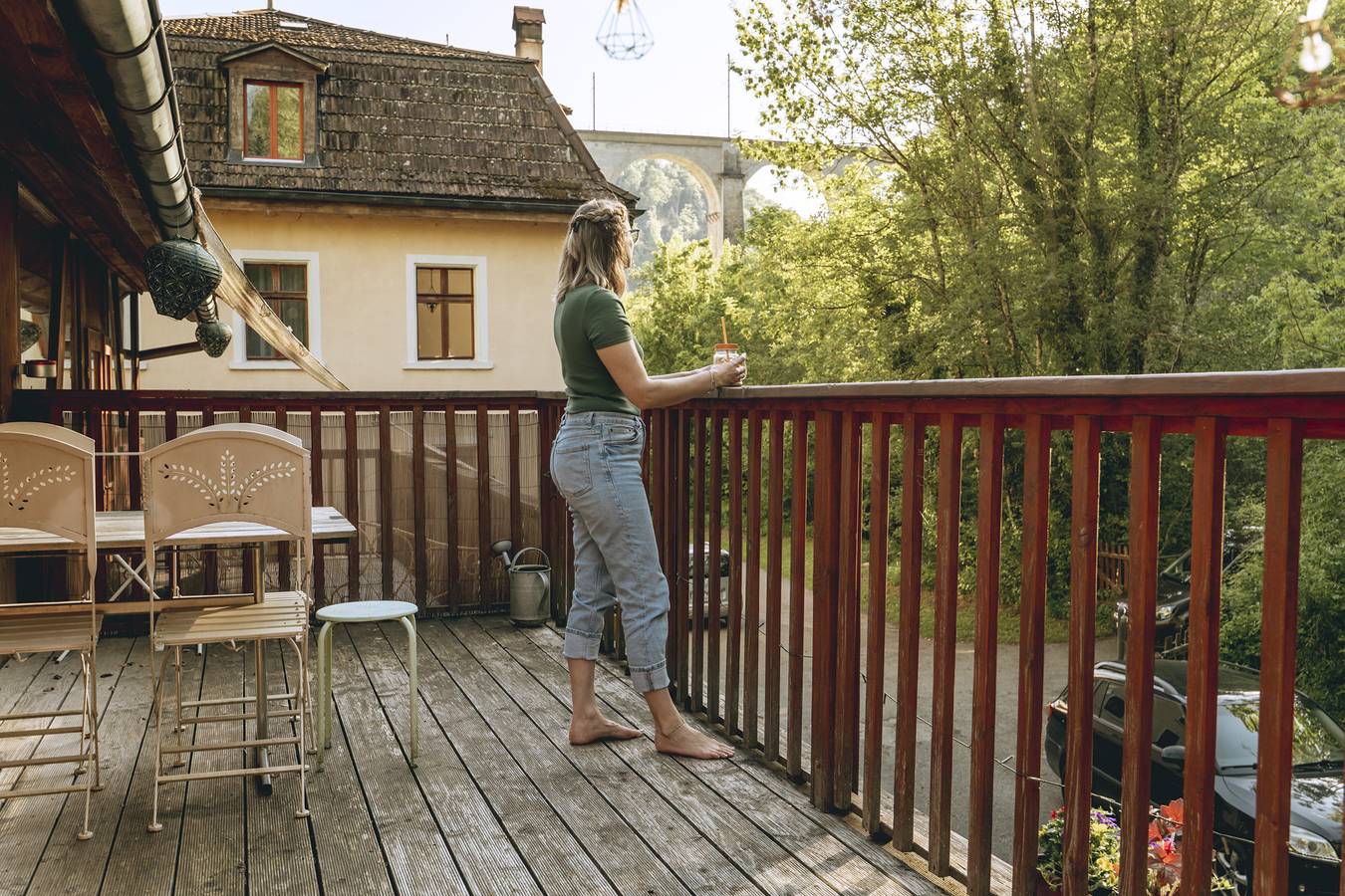 Eco-chalet Bel Oiseau - La Suite (1-5 Pers.) in Saint-Ursanne, Clos du Doubs