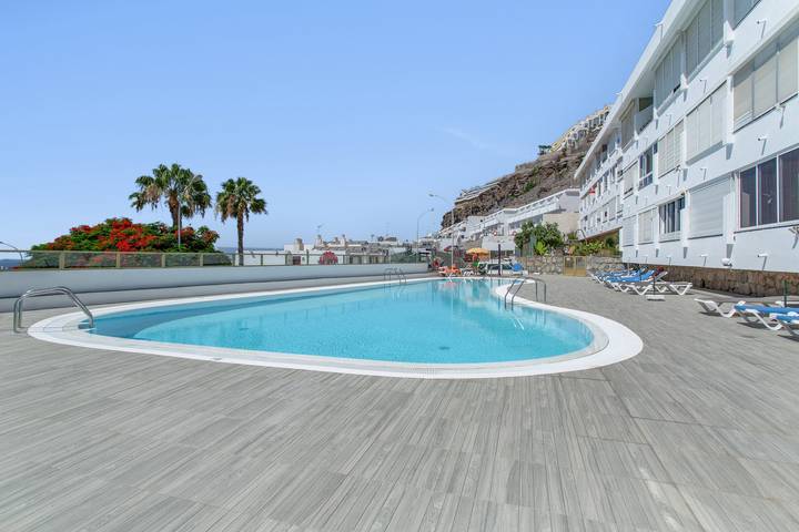 Estudio entero, Estudio Vacacional 'Vistas Al Atlántico' con Vista al Mar, Wi-Fi y Aire Acondicionado in Puerto Rico (Gran Canaria), Mogán