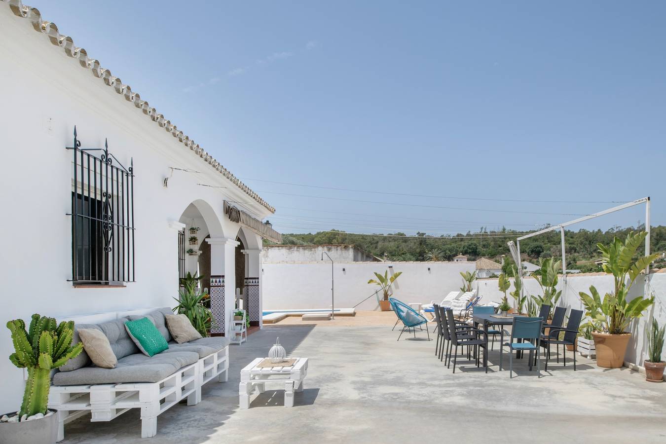 Casa vacanze 'Castro' con vista sulle montagne, Wi-Fi e aria condizionata in Vejer de la Frontera, Costa de la Luz
