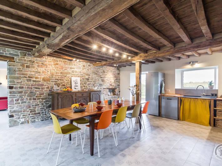 Gîte pour 9 personnes, avec jardin, animaux acceptés en Normandie