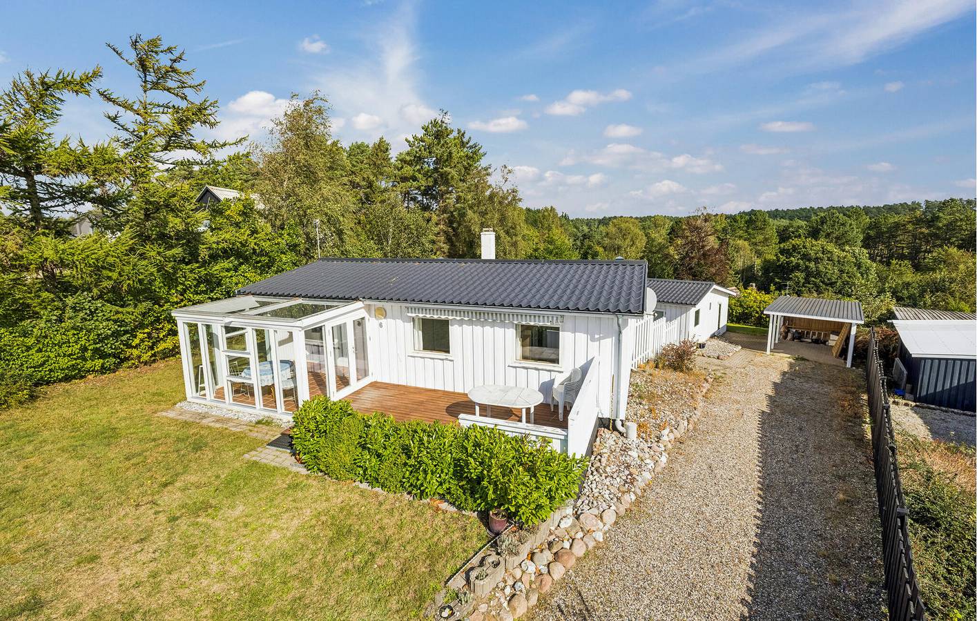 Ferienhaus für 12 Personen mit Terrasse in Vibæk Strand, Ebeltoft